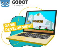 Godot.  Основа создания легендарных игр - КИБЕРшкола программирования для детей, компьютерные курсы для школьников, начинающих и подростков - KIBERone г. Раменки