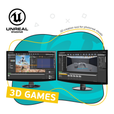 Unreal Engine 4. Игровой движок - КИБЕРшкола программирования для детей, компьютерные курсы для школьников, начинающих и подростков - KIBERone г. Раменки