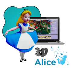 Alice 3d - КИБЕРшкола программирования для детей, компьютерные курсы для школьников, начинающих и подростков - KIBERone г. Раменки