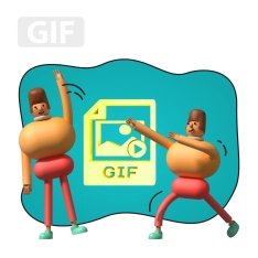 Gif-анимация - КИБЕРшкола программирования для детей, компьютерные курсы для школьников, начинающих и подростков - KIBERone г. Раменки
