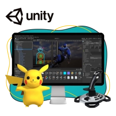 Мир игр на Unity 2D на популярном движке + AI-помощники - КИБЕРшкола программирования для детей, компьютерные курсы для школьников, начинающих и подростков - KIBERone г. Раменки