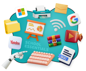 Цифровая база для школьника - КИБЕРшкола программирования для детей, компьютерные курсы для школьников, начинающих и подростков - KIBERone г. Раменки